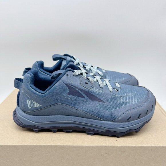 Altra Footwear Lone Peak 6 Trail Running Shoe Navy Light Blue Womens Size US 5.5 - Picture 1 of 12